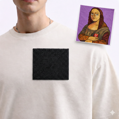 Parche con Velcro - La Mona Lisa