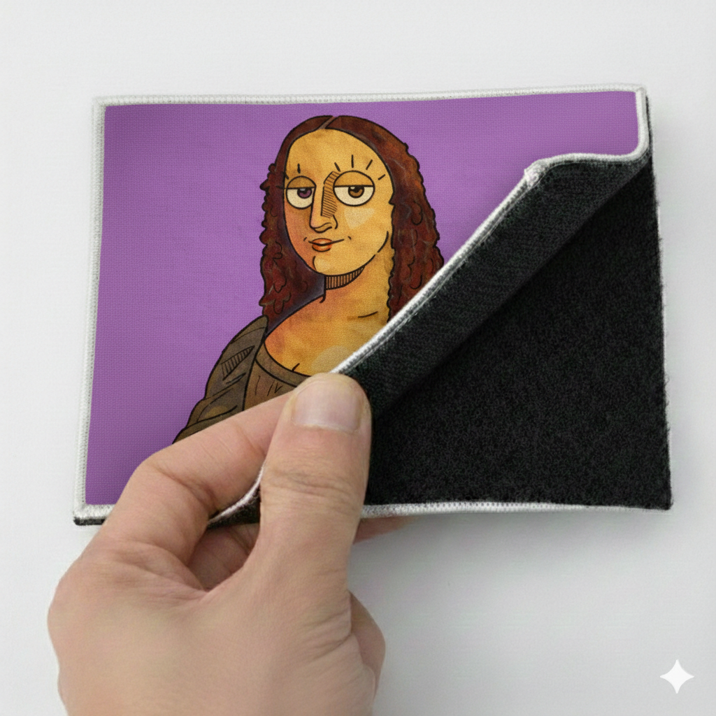 Parche con Velcro - La Mona Lisa